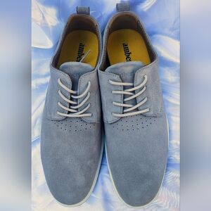 Amber Men's Gray Suede Derbys
